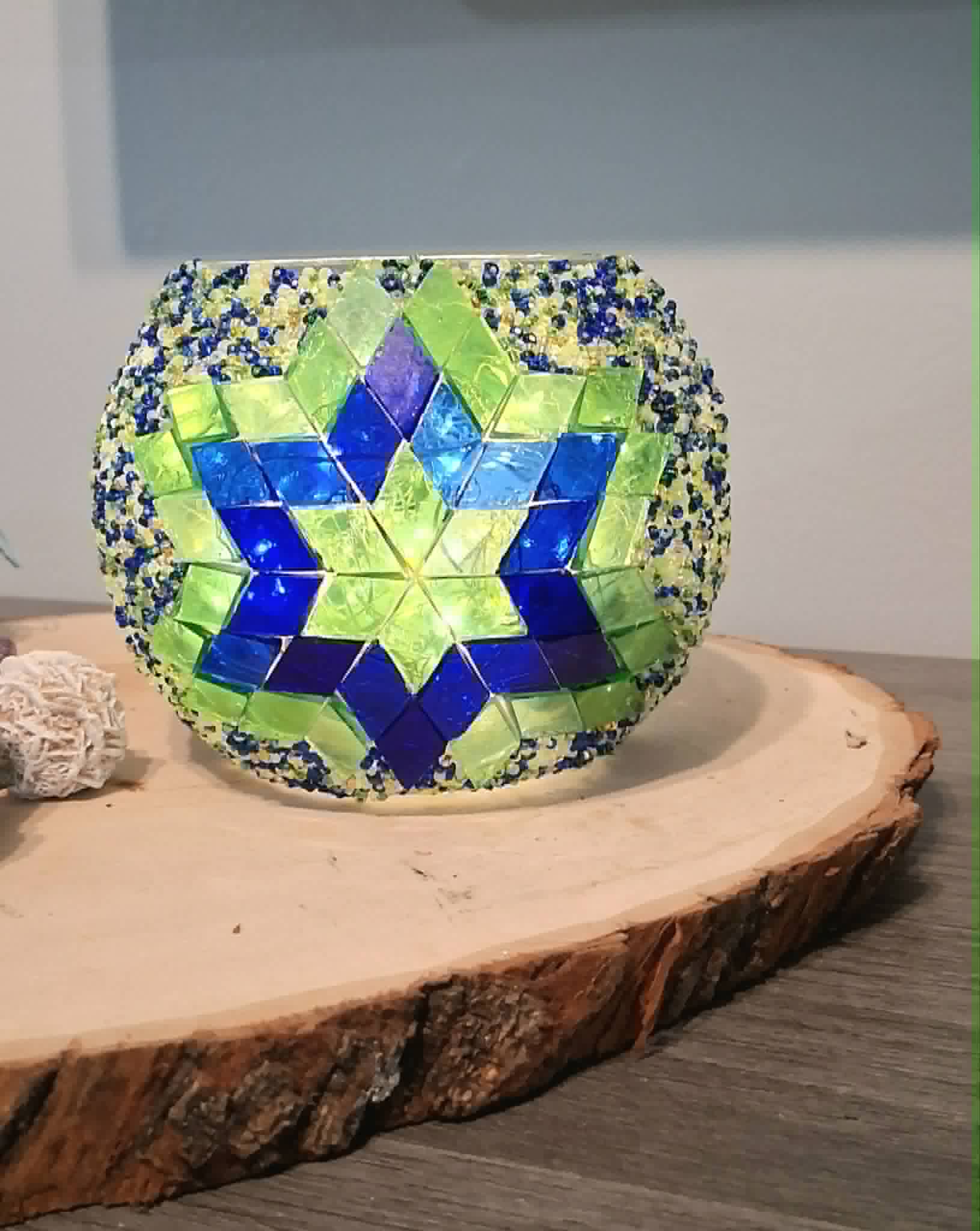 Turkish Mosaic Candle Holder #1