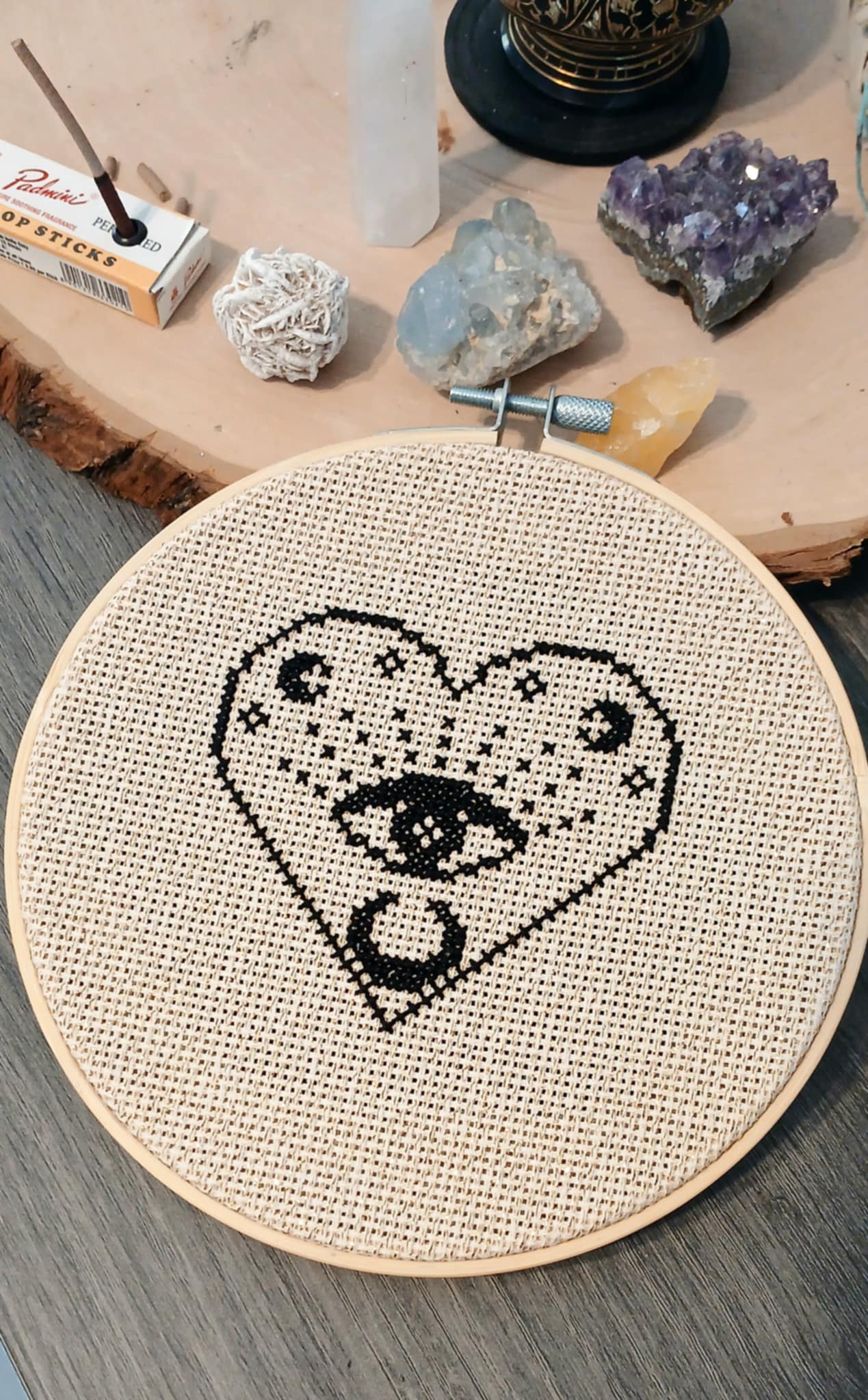 Heart & Karma cross stitch