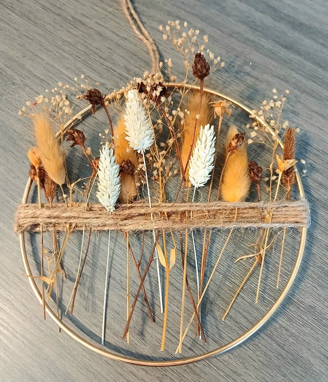 Dried Floral Hoop Class - Inquire for more information