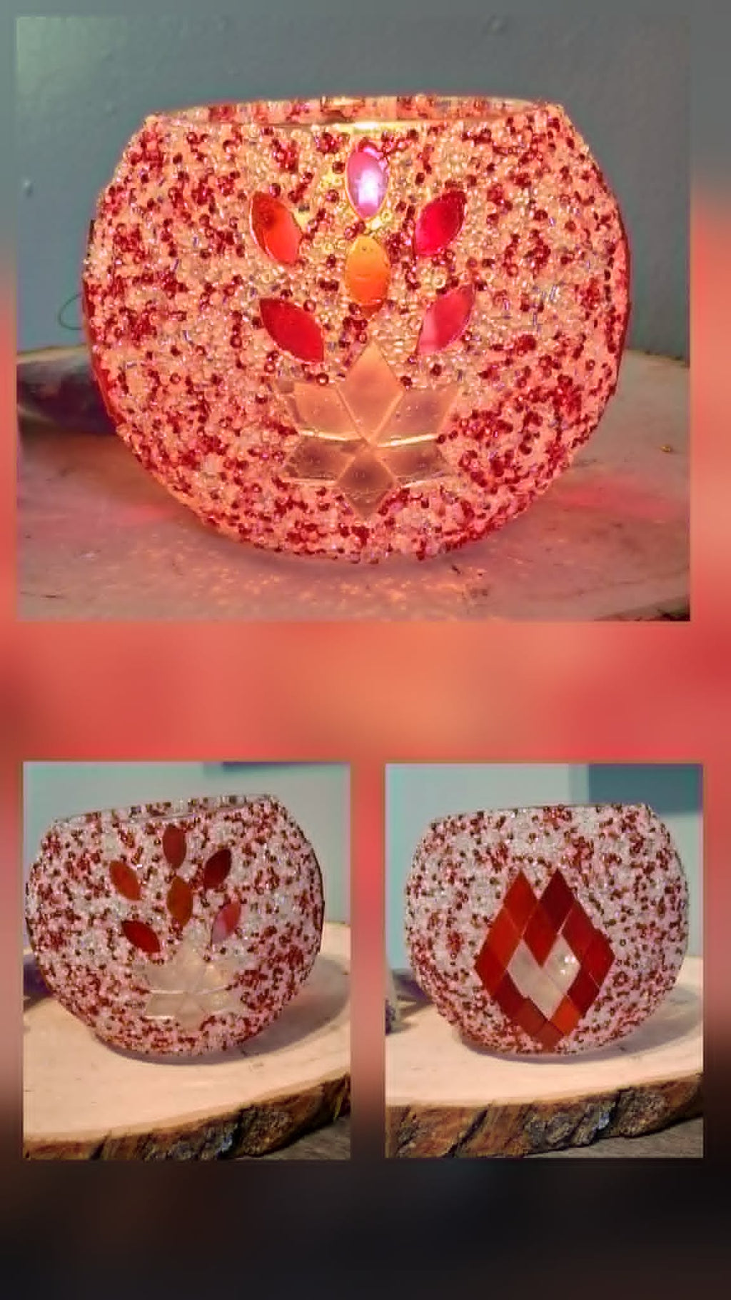 Turkish Mosaic Candle Holder #6