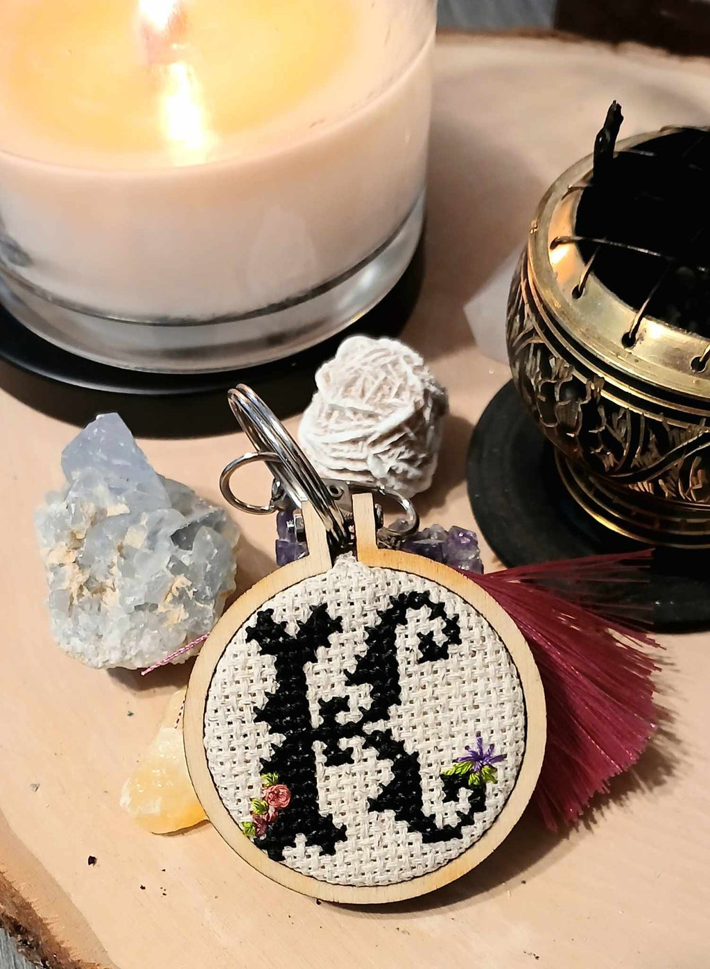 "K" - initial keychain