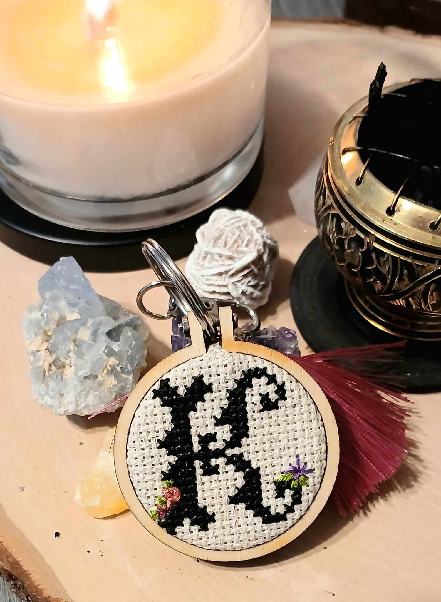 "K" - initial keychain