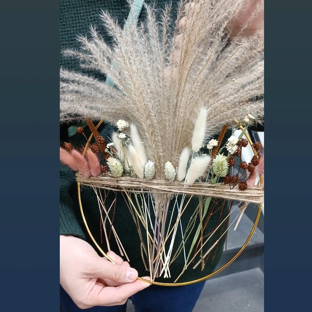 Dried Floral Hoop Class - Inquire for more information