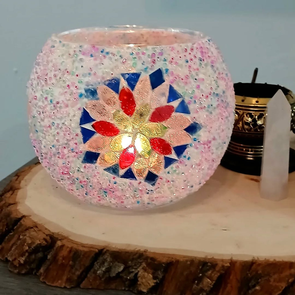Turkish Mosaic candle holder class - Inquire for more information