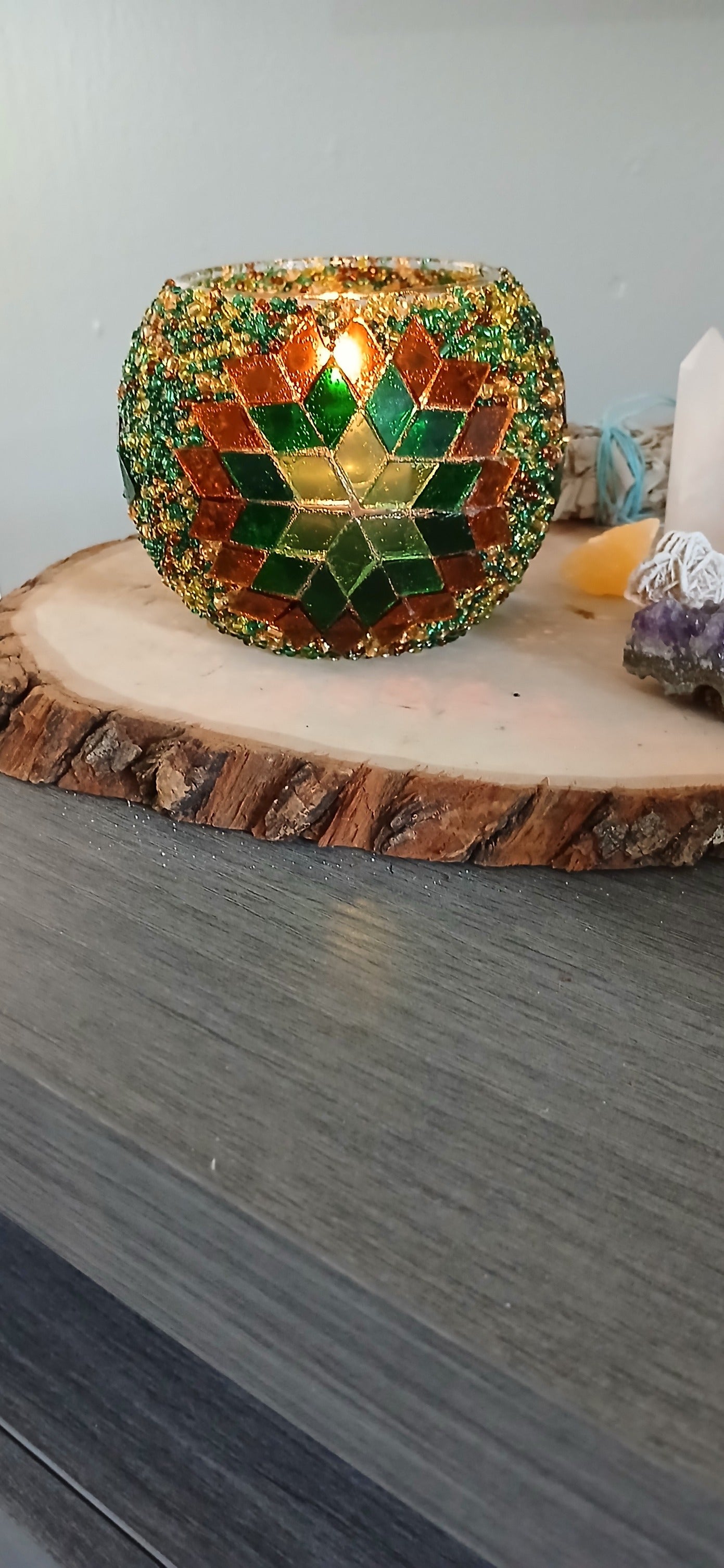 Turkish Mosaic candle holder class - Inquire for more information