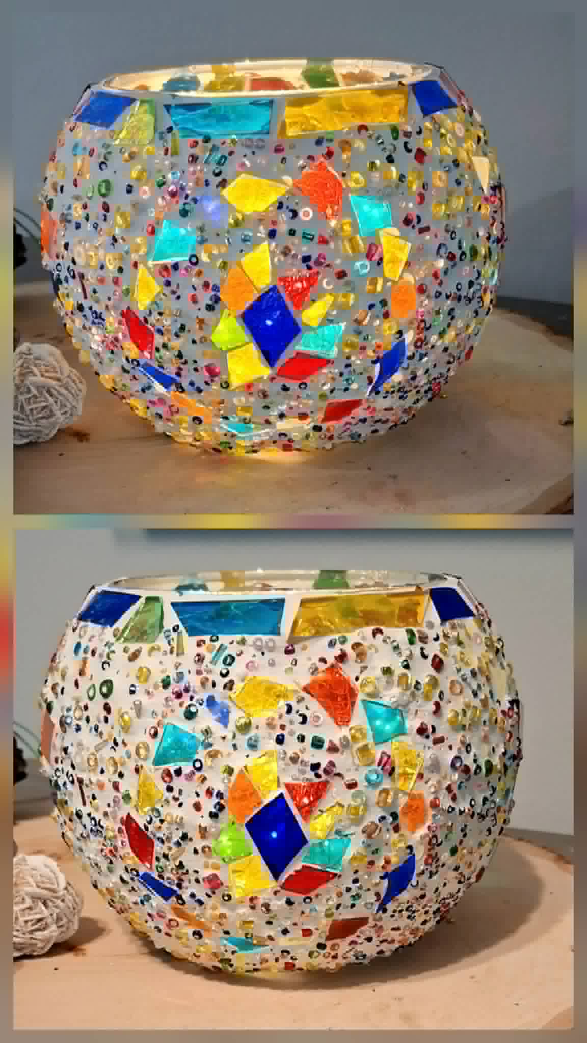 Turkish Mosaic Candle Holder #8