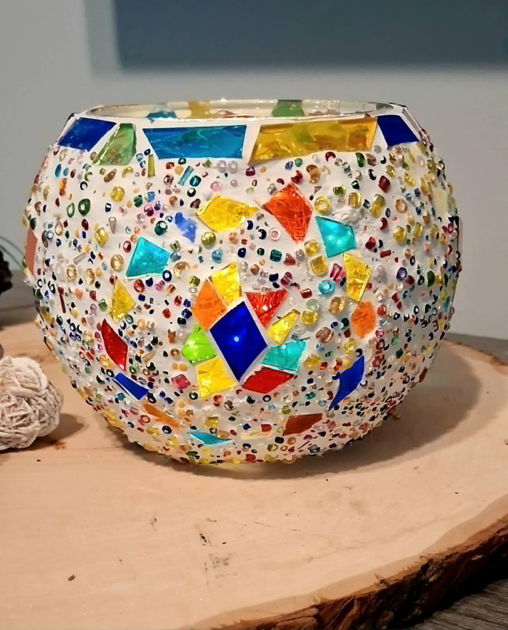 Turkish Mosaic Candle Holder #8