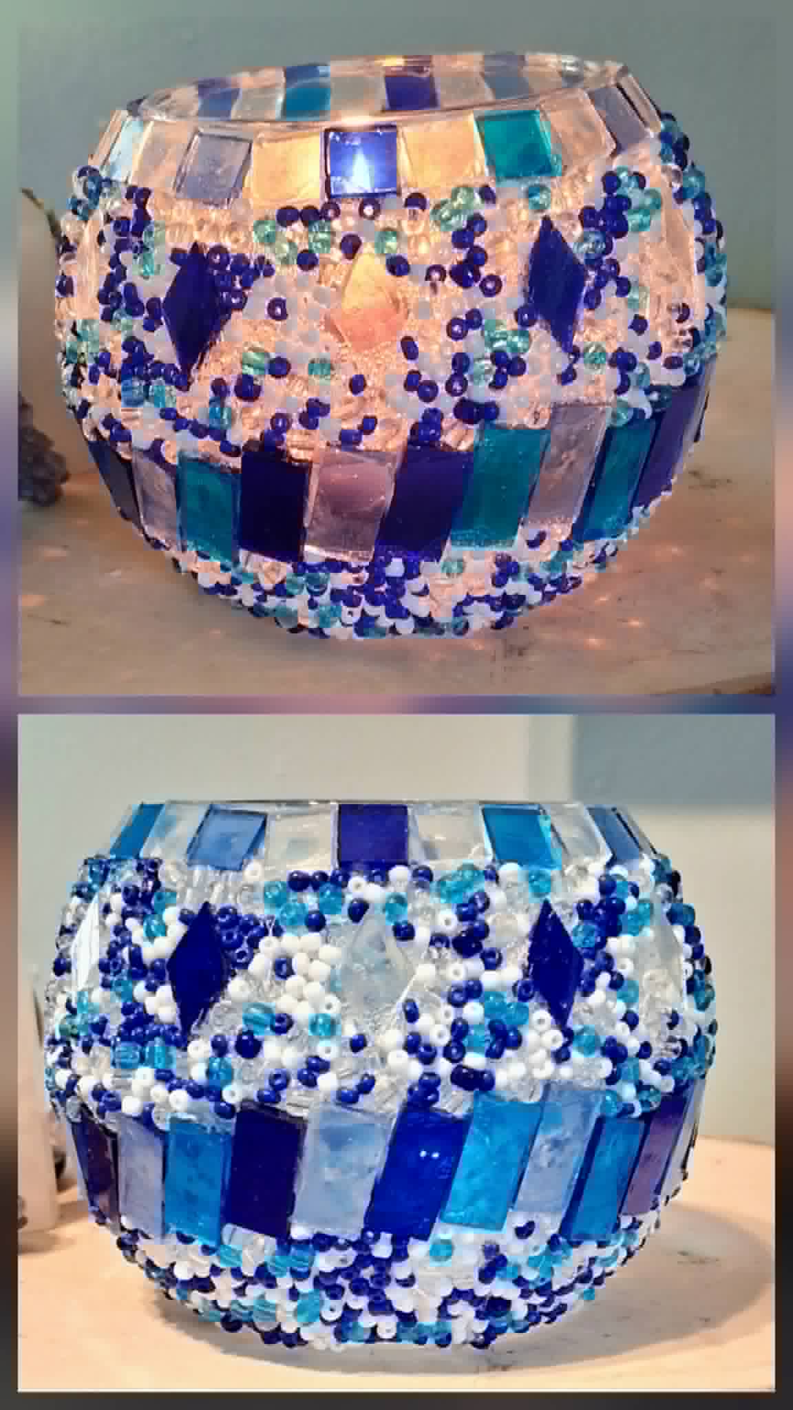 Turkish Mosaic Candle Holder #5